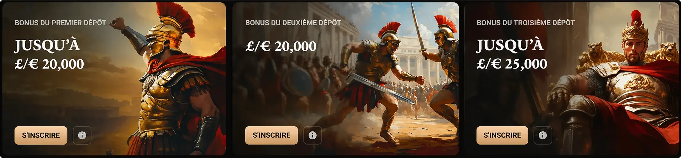 Offres de bienvenue Legionbet Casino