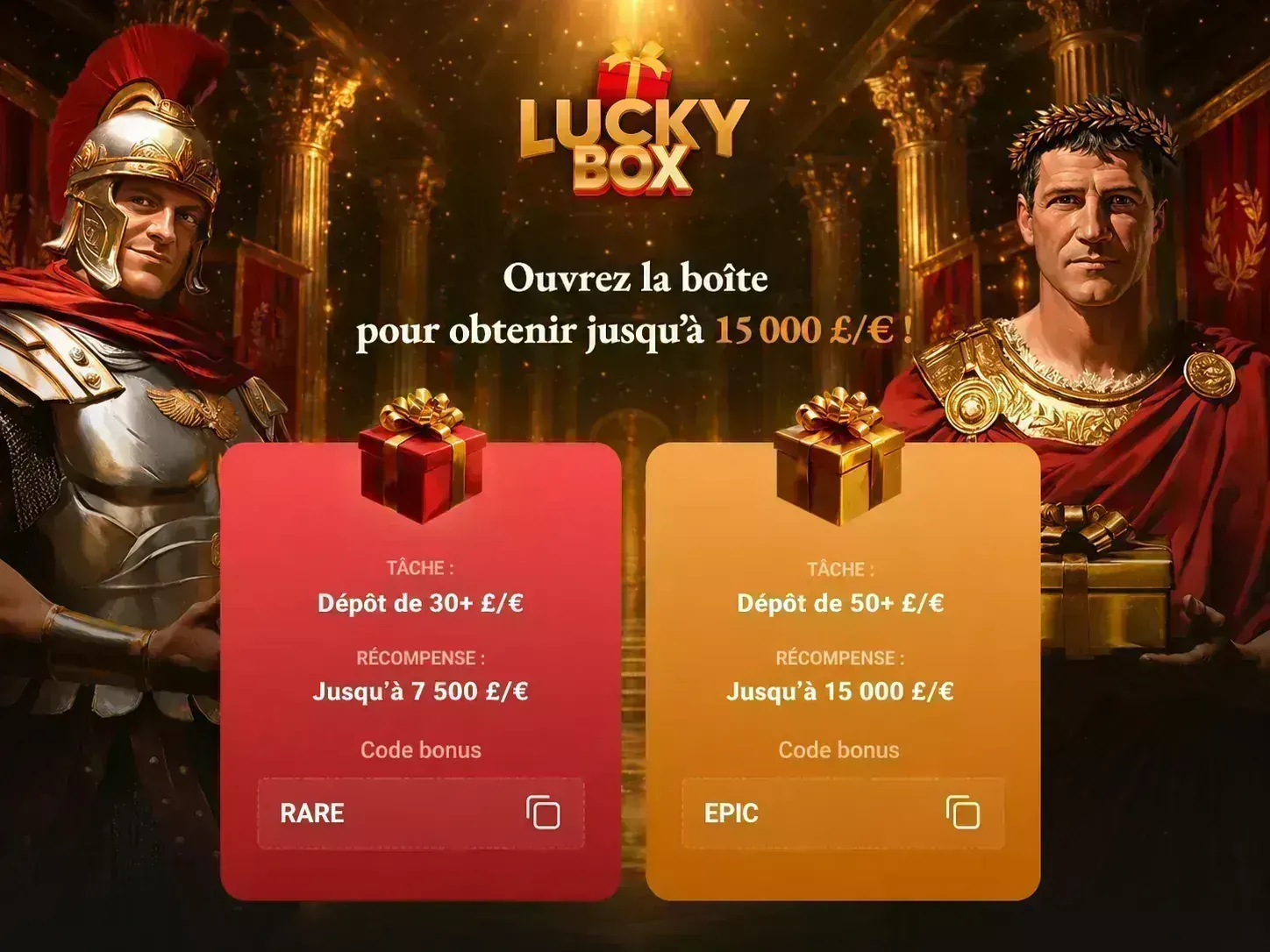 Promotions régulières Legionbet Casino